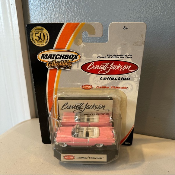 Matchbox Other - Matchbox Collectibles Barrett-Jackson Collection 1956 Caddillac Eldorado Pink